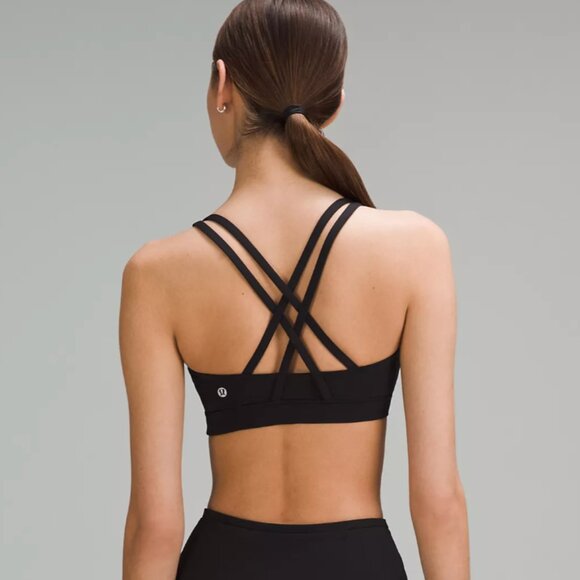 Lululemon Energy Bra - black size 8 - Picture 2 of 5